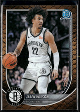 Jalen Wilson - 2025-26 Bowman Basketball #BCV-60 Reptilian Refractor (A)