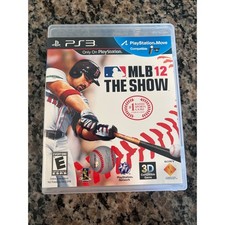 MLB 12 The Show Sony PlayStation 3 PS3 Baseball Video Game 2012 Untested