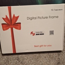 10.1 Inch IPS Wi-Fi Digital Picture Frame, 1080P Video, USB/TF, Speakers