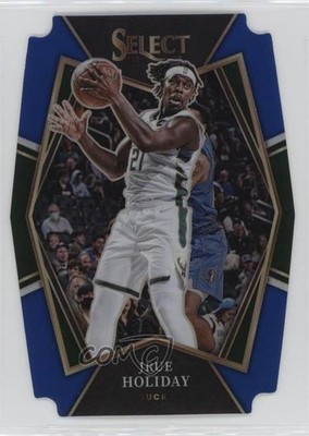 2021 Panini Select Premier Level Blue Prizm Die-Cut 4/249 Jrue Holiday #163 1g40