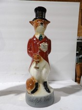Jim Beam 1973 National Sales Convention Red Huntsman Fox Decanter RARE