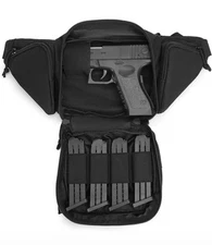 Concealed Carry Fanny Pack Holster Pistol Waist Bag Gun Bag with Magazine Pouch