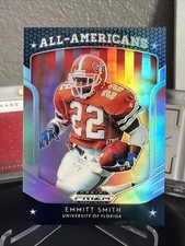 2019 Panini Prizm Draft Picks Football Emmitt Smith All American Silver Prizm