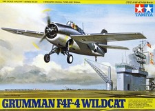 Tamiya 1:48 Grumman F4F4 Wildcat Plastic Model Kit 61034
