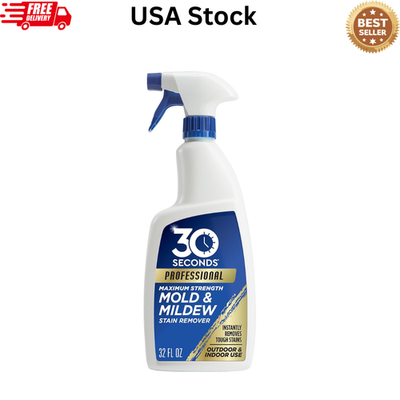 #ad 30 Seconds Professional Mold amp; Mildew Stain Remover Spray for Black Mold $24.24