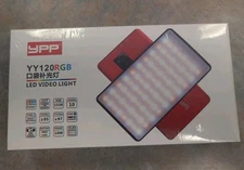 YPP YY120 RGB LED Portable Dimmable  Video Light Panel Photography  4000mAh