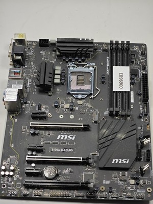 MSI Z170A SLI PLUS Hauptplatine - Für Teile, Gebrauchsspuren