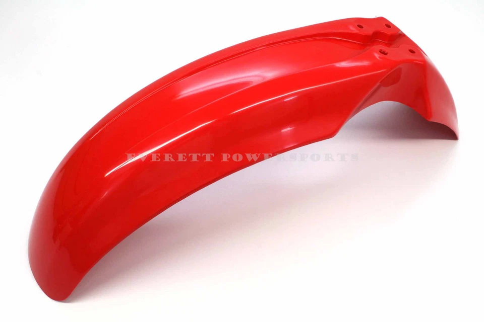 New Genuine Honda Front Fender 2000-2021 XR650 L OEM Red Mud Guard #E09 - Image 2 of 4