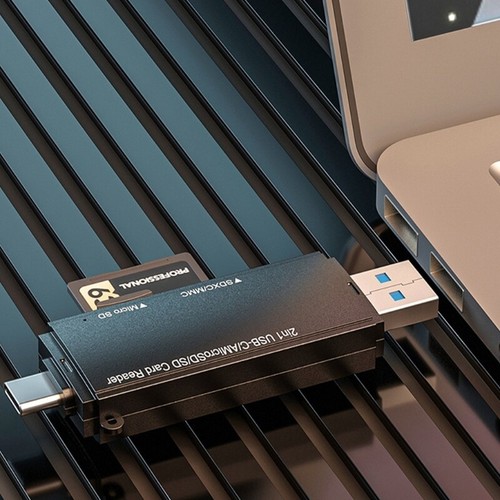Highly Speed Type C Card Reader For Effortless Data Transfer Quick File Access - Zdjęcie 3 z 8