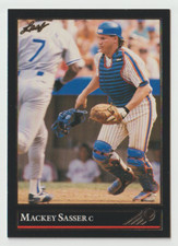 1992 Leaf Black Gold #108 Mackey Sasser - New York Mets