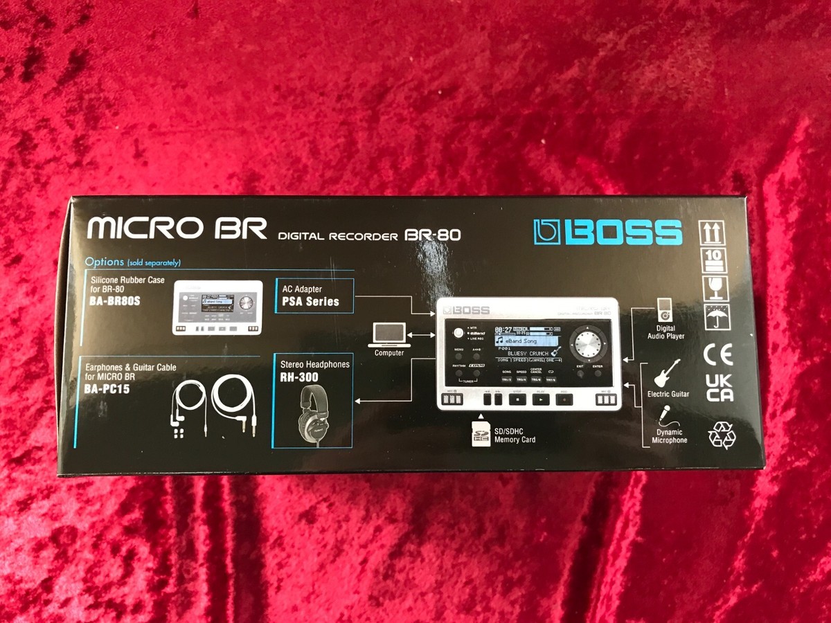 BOSS Digital Recorder Micro BR BR-80 USB, SDHC, SD card 32GB