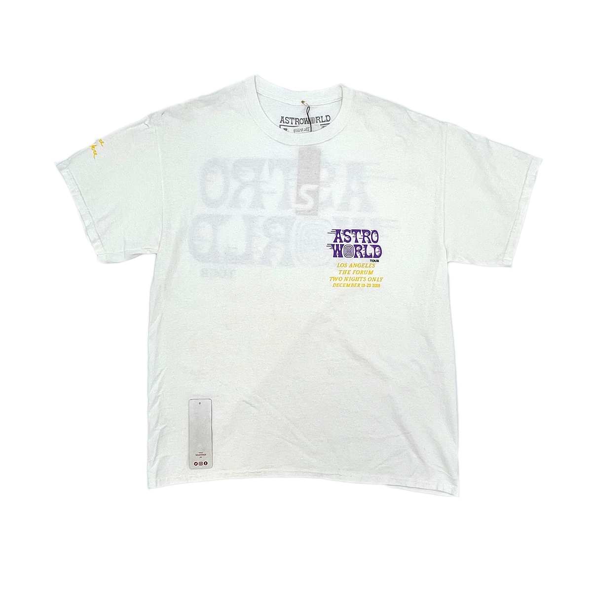 Travis Scott Astroworld LA Exclusive Tee White (93665-125