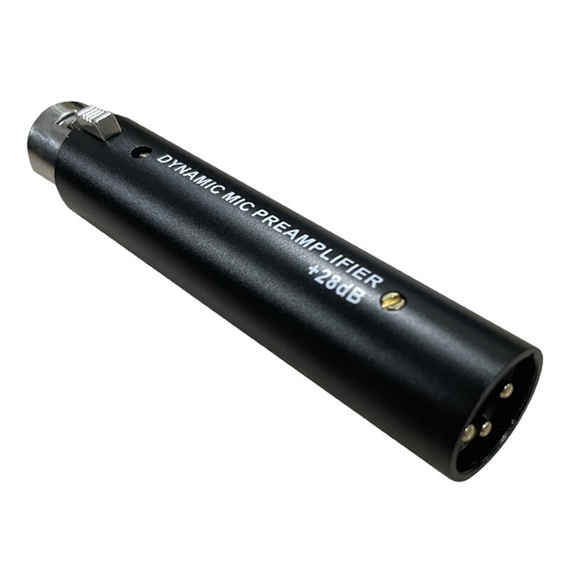 2X(Microphone Preamplifier for DM1 Dynamic 28DB Gain Mic Amplifier