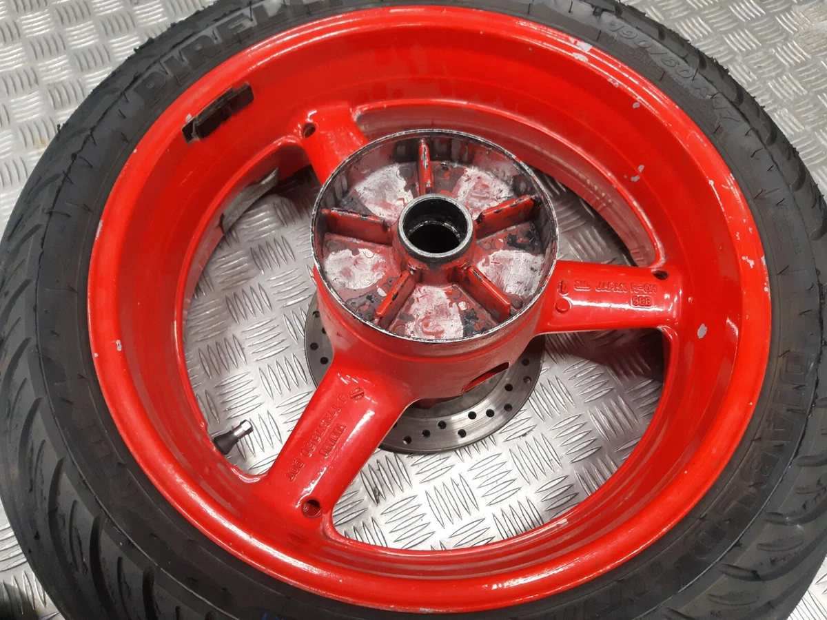 Yamaha YZF R6 5EB Red Rear Wheel Disc Race Wet Tyre 46 eBay
