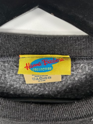Vtg Hanna Barbera Kids Boys Yogi Bear Fleece Sweatshirt Gray Sz XL 20.5x23 - Picture 5 of 10