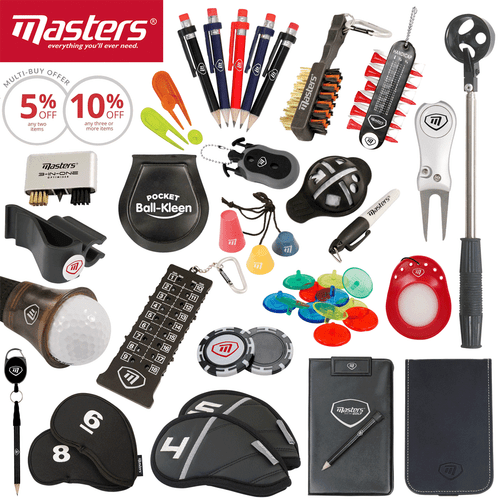 MASTERS GOLF ACCESSORIES / GOLF ESSENTIALS / GOLF GIFTS / 10 OFF