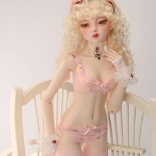 Dollmore 1/3 BJD Fashion underwear set SD - Rua Lacy bra Panty set Pink