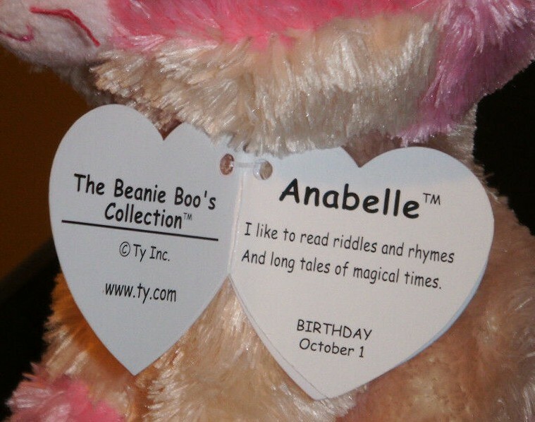 anabelle beanie boo ebay