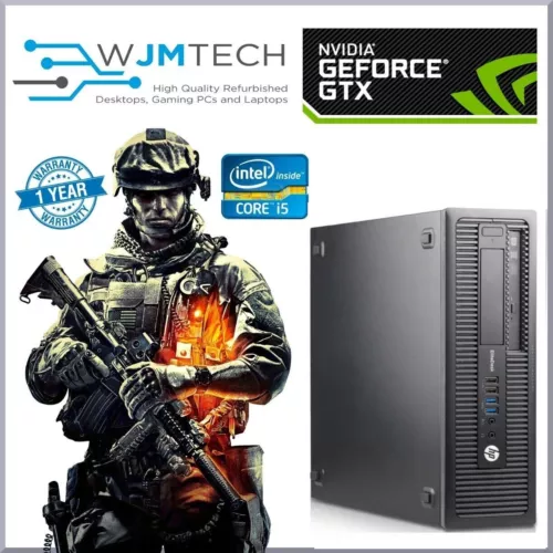 HP Desktop Gaming PC Core i5 Computer 16GB RAM 480GB SSD Windows 10 Warranty