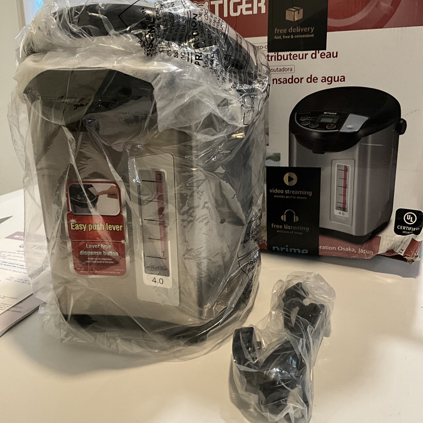 Tiger PDU-A40U-K 4L Water Boiler u0026amp; Warmer | eBay