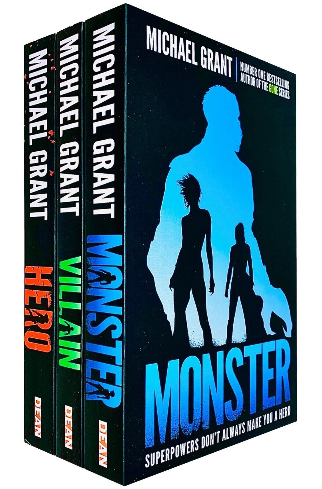 Michael Grant Hero, Villain  The Monster Series 3 Books Collection Set