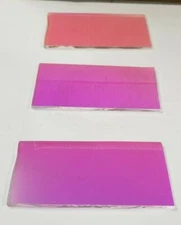 CBS High Quality Dichroic Glass by Sandberg. 2x4in. Pack of 3 pieces 33 coe