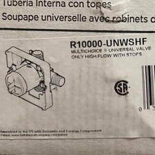 Delta R10000-UNWSHF Universal Mixing Rough-In Valve with Service Stops