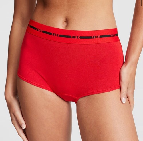 VICTORIAS SECRET PINK LOGO BOYSHORT PANTY UNDERWEAR. NWT - Picture 26 of 123