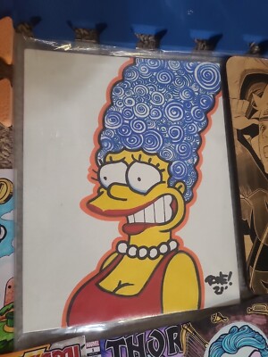 Ton Rodriguez Autogramm The Simpsons Marge Simpson 8x10 Leinen Beckett COA