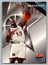 Shaquille O'Neal 1996 SkyBox Texaco USA BASKETBALL #7 USA HOF