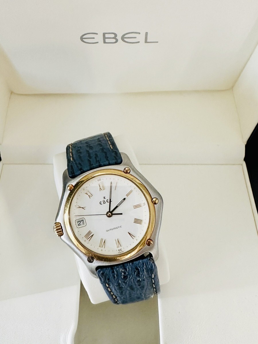 Rare Ebel 1911 18k & Stainless Automatic Lefty Watch ~ RARE !!! | eBay