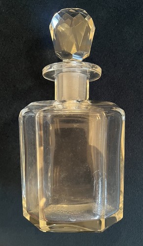 Fine Large Cut Glass Perfume Bottle c.1880