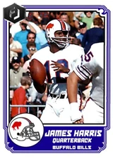 ACEO JAMES HARRIS BUFFALO BILLS CUSTOM HAND MADE ART CARD