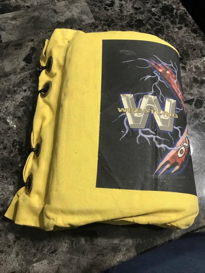 Almohadilla tensor firmada por WXO lucha libre GCW CZW Lucha Wwe AEW Samoa Joe Zandig Nxt X Foto 2 de 4