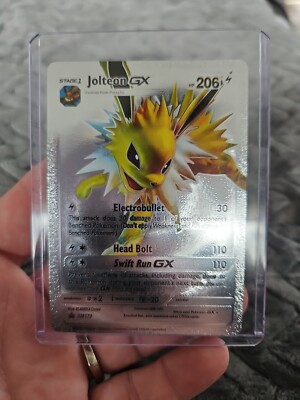 Jolteon GX Silver Foil Fan Art Vinyl Textured Collector