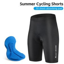 WEST BIKING Men’s Cycling Shorts Padded Quick-Dry Riding Tight Pants Bike Shorts