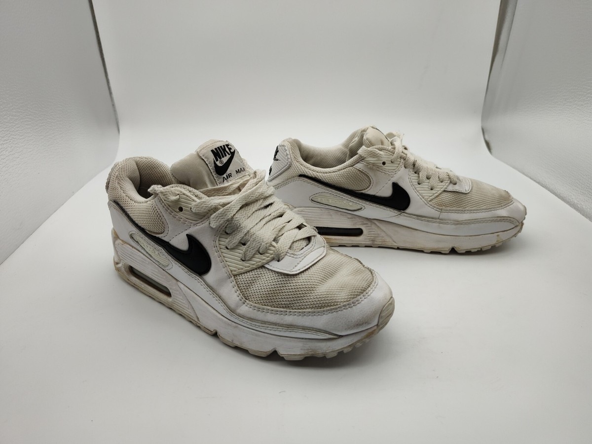 Size 8.5 - Nike Air Max 90 White Black W for sale online | eBay