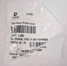 Lawson Grease Gun Thin Nose Hydraulic Coupler 1/8" NPT x 1-1/2" L 97691