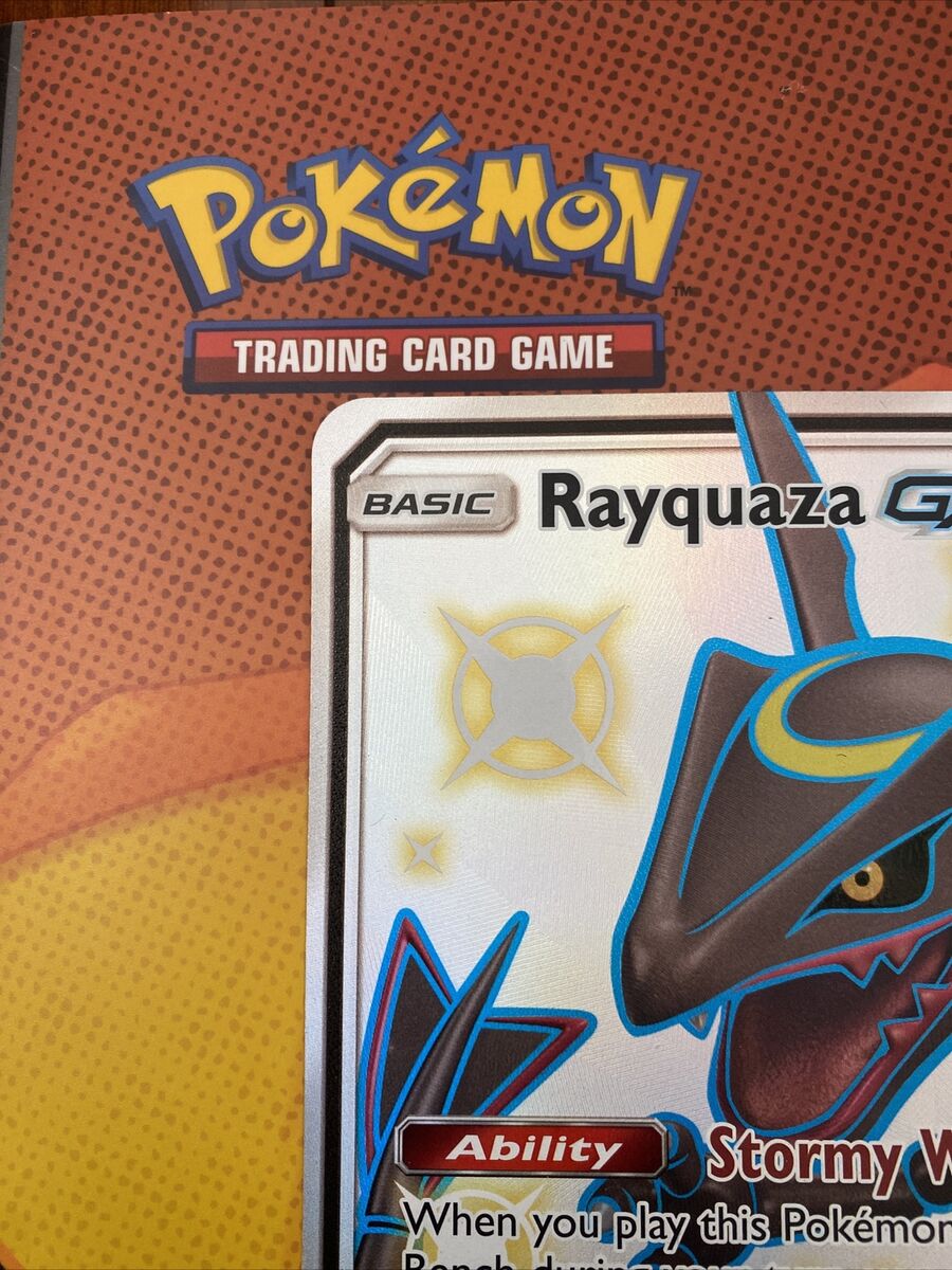 PSA 10 Shiny Rayquaza GX Promo Hidden Fates Pokemon Car