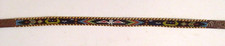 VINTAGE WAMPUM CHILDREN'S SOUTHWESTERN STYLE BEADED BELT  BUCKLE  AWESOME