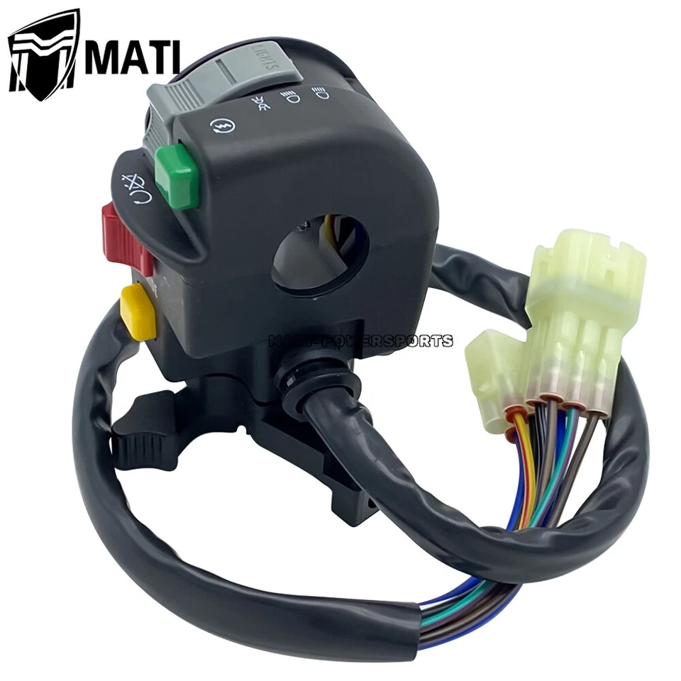 Interruptor de faro de parada de arranque de control de manillar izquierdo para Arctic Cat Alterra 300 Foto 3 de 4