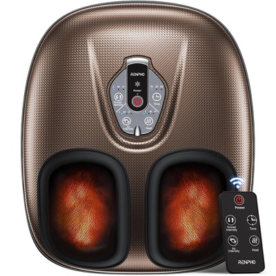 RENPHO Foot Massager Machine with Heat, FSA HSA Eligible Foot Massager with 3...