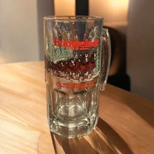 Budweiser Clydesdale 1989 Anheuser-Busch, Inc Beer Glass Stein