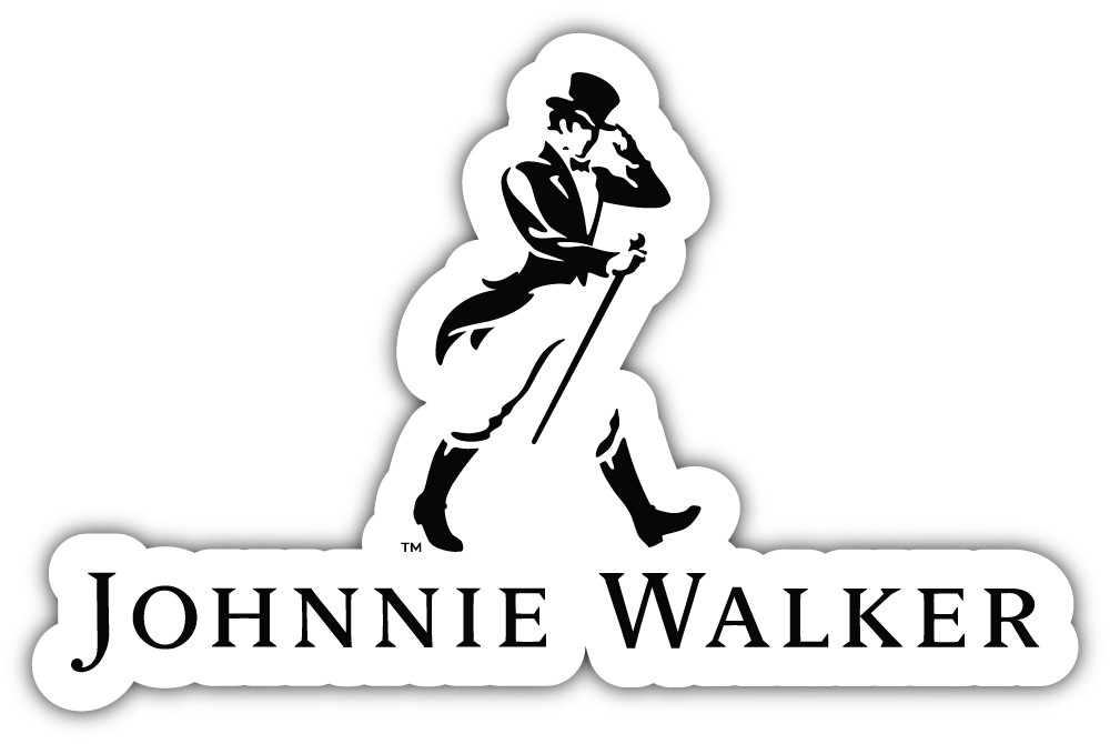 Johnnie Walker Logo Sticker Car Bumper Decal 9'', 12'' or 14'' eBay