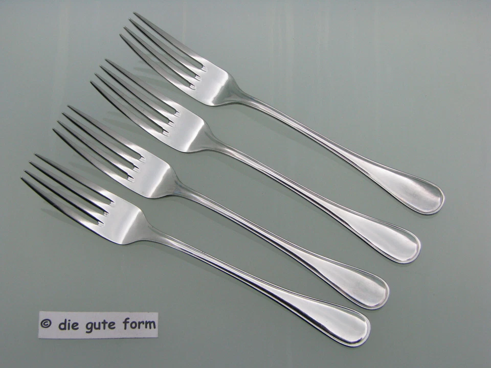 BSF Edelstahl Besteck - -- TIVOLI - 4x Gabel 19,3 cm -- -