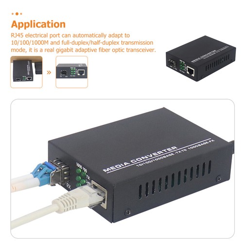 Faser Zu RJ45 Konverter Faser Konverter Mit Poe Fiber Media Converter - Afbeelding 7 van 12
