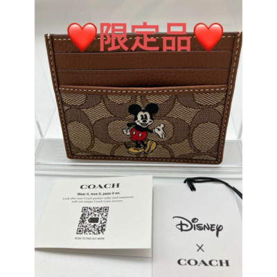 【DISNEY X COACH】スリム ID カード ケース 公式】コーチアウトレット | 【DISNEY X COACH】スリム ID カード