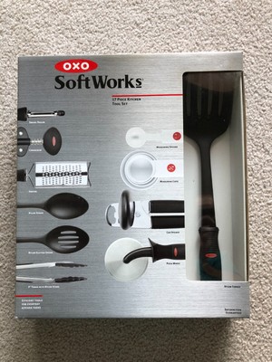 OXO SoftWorks 17 Piece Kitchen Tool Set Efficient Tools For Everyday Tasks.