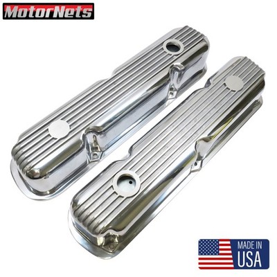 SBM Mopar Dodge Chrysler Valve Cast Covers 318 340 360 V8 Aluminum Polished Hot