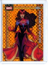 Scarlet Witch Orange X-Fractor /25 2026 Topps Chrome Marvel Comics #145